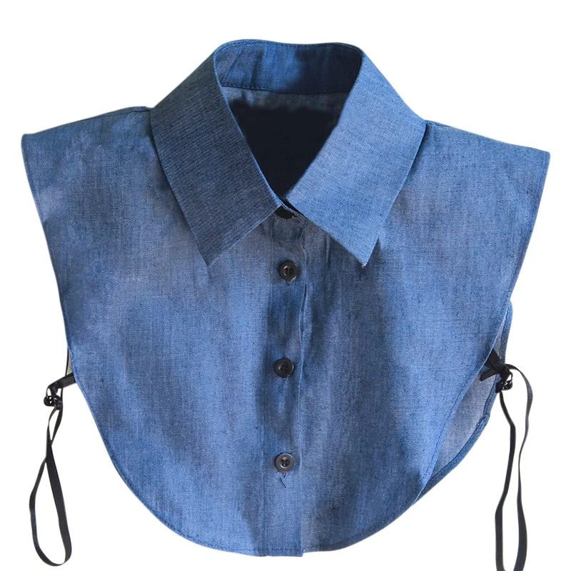 Женский ошейник воротник из хлопка для путешествий на весну и осень|fake shirt collar|shirt