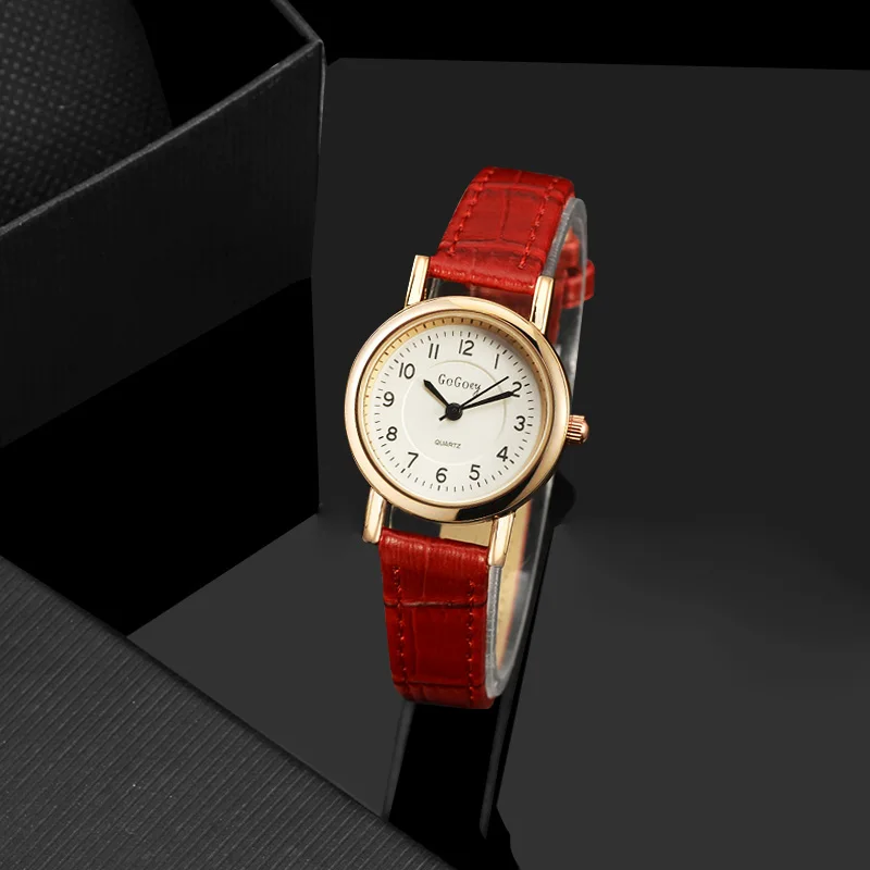 Простые элегантные женские часы 2020 новинка хит продаж брендовые наручные Gogoey