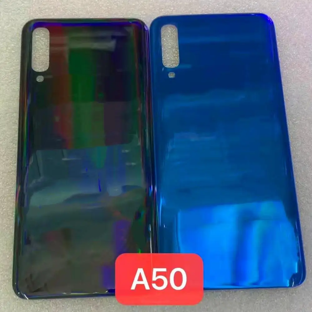 Для Samsung Galaxy A50 A505 A505F задняя крышка для батареи стеклянный корпус Замена|Корпусы и