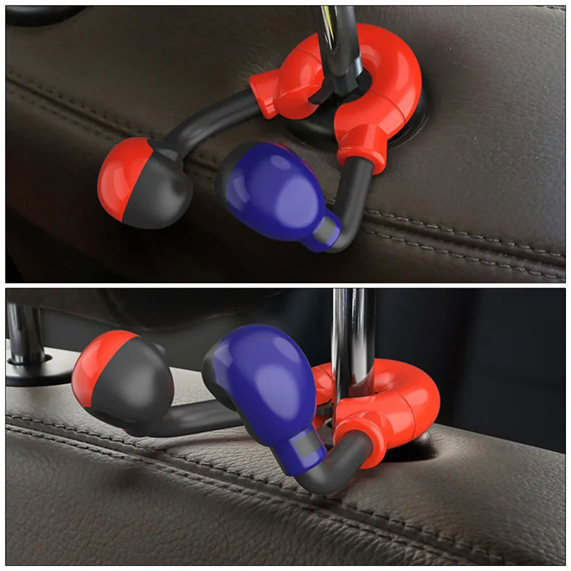 

Car Rear Seat Back Hook Vehicle Accessories Car Interior with Cartoon Creative Decoration Hanging Multi-function Car Boxing Hook