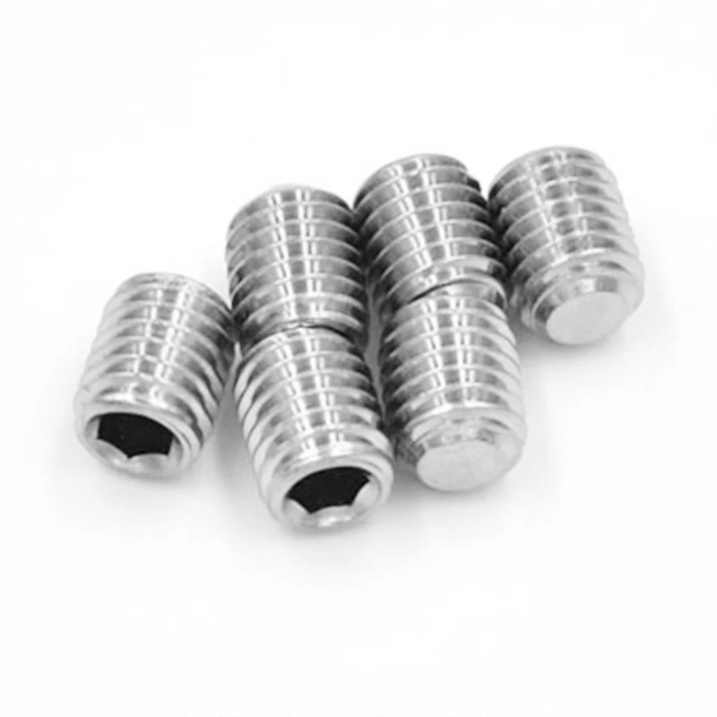 M8x10mm шаг 1 25 мм Шестигранная розетка из нержавеющей стали 304 Плоский Безголовый
