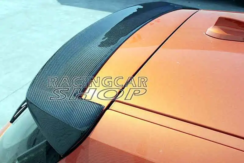 Настоящее углеродное волокно 3D стиль задний спойлер на крыло крышу губ для BMW 1