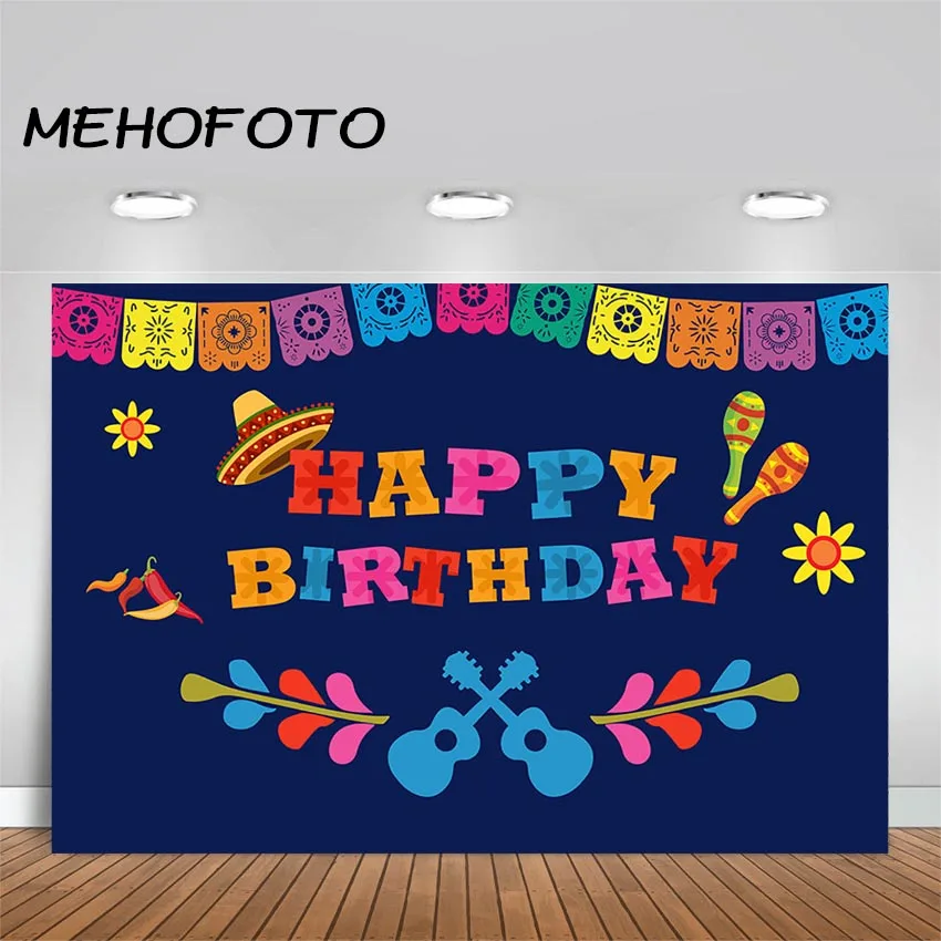 Мексика фиеста тематический фон Коко День Рождения фотография для вечеринки