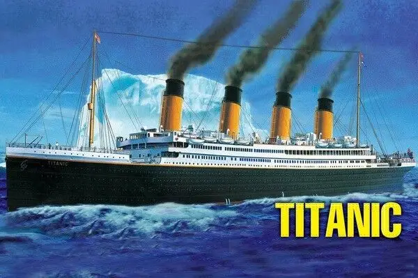 

US Stock Hobby Boss 81305 1/550 R.M.S Titanic Cruise Passenger Ship Plastic Model TH06359-SMT2