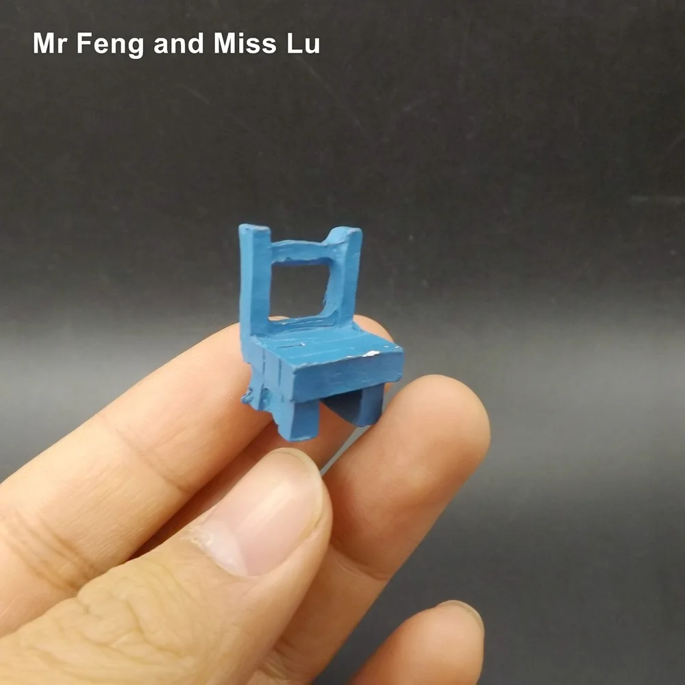 Мини-стул из смолы ремесло миниатюрный пропеллер модели обучающая игрушка |