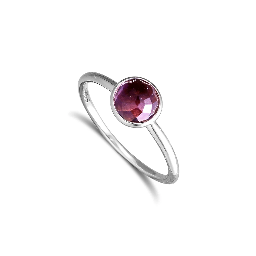 February Droplet Ring Fits European Jewelry Authentic 925 Sterling Silver for Women Wholesale Free Shipping | Украшения и