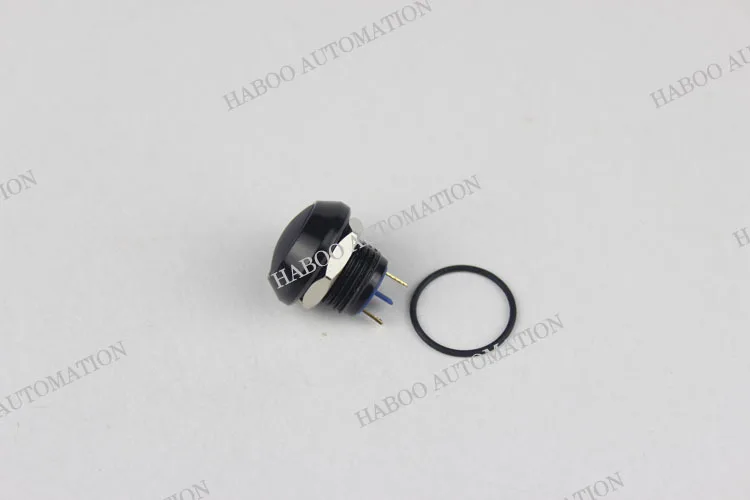 1 шт. Мгновенный кнопочный переключатель HABOO EP12mm серии 1NO IP65 антивандальный