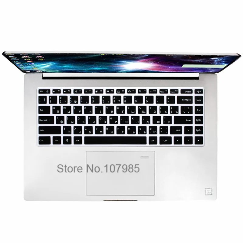 Силиконовый чехол с русской раскладкой для клавиатуры ноутбука Xiaomi Mi Notebook Air 15 6