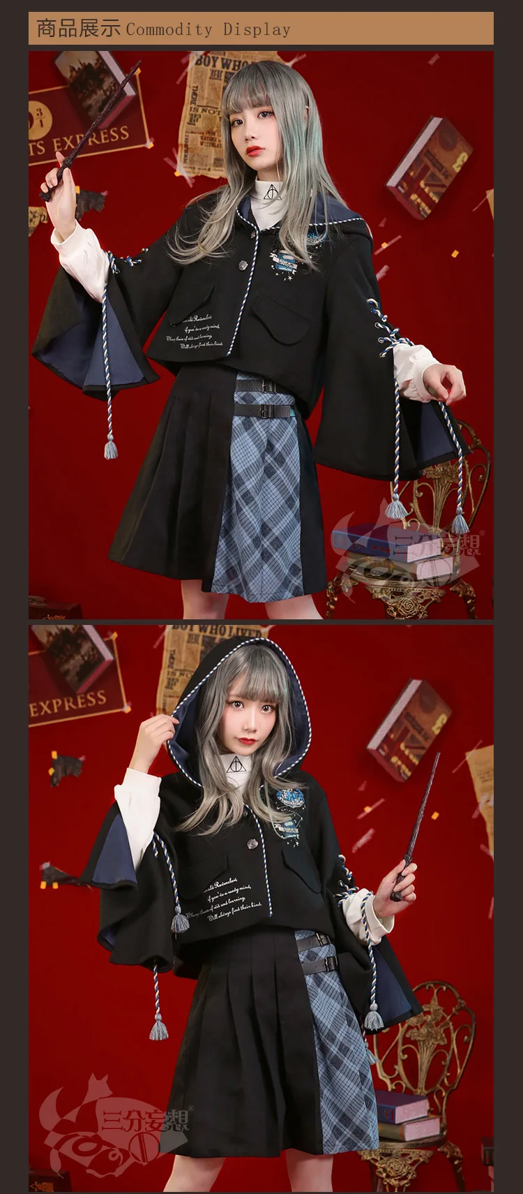 Ravenclaw Косплей шарф Харрис Поттер костюм рубашки Толстовка coleccion куртка для женщин мужские наборы