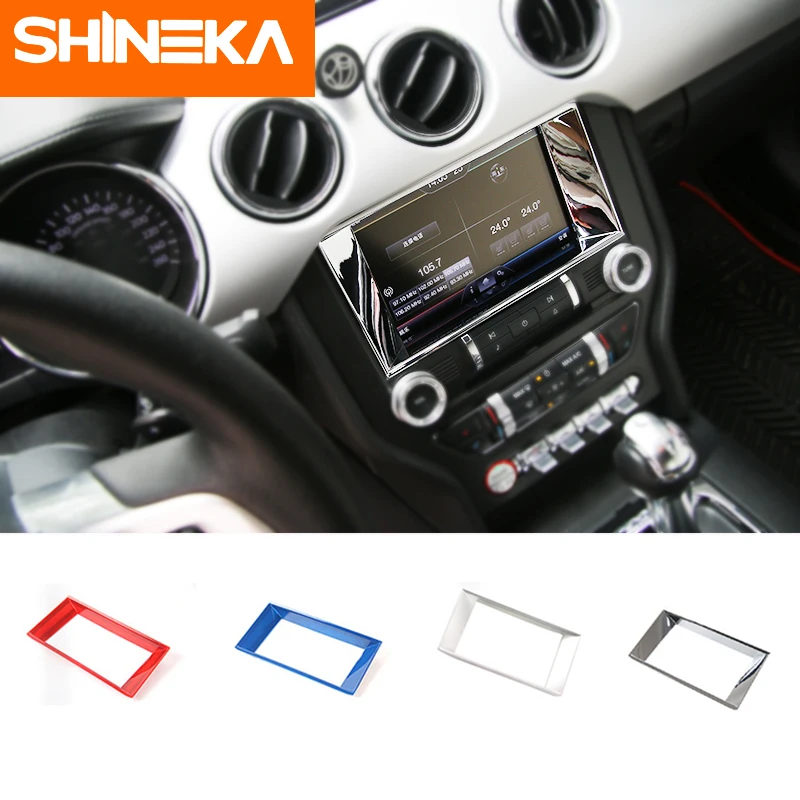 Автомобильный Стайлинг SHINEKA крышка панели GPS навигационная рамка экрана медиа