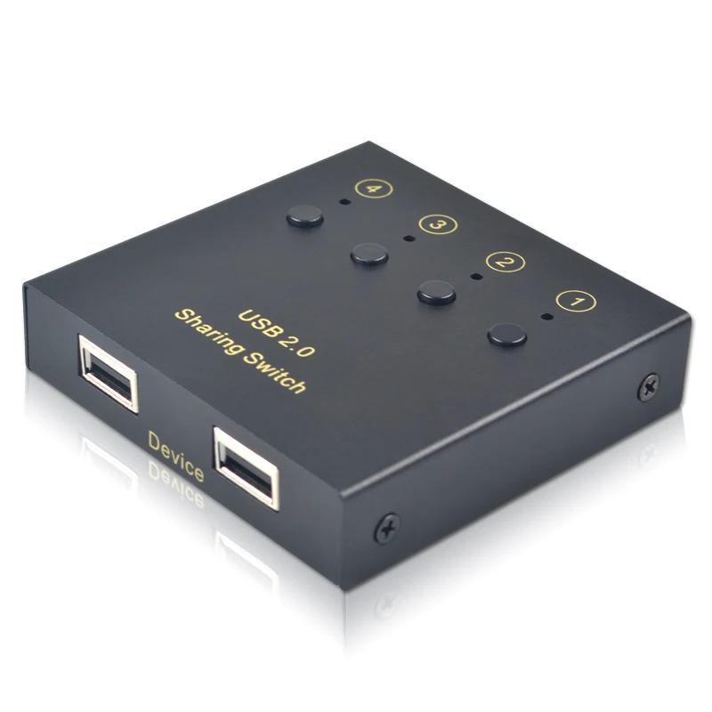 EKL 2 порта 4 USB 0 совместное использование переключатель адаптер Коробка для ПК