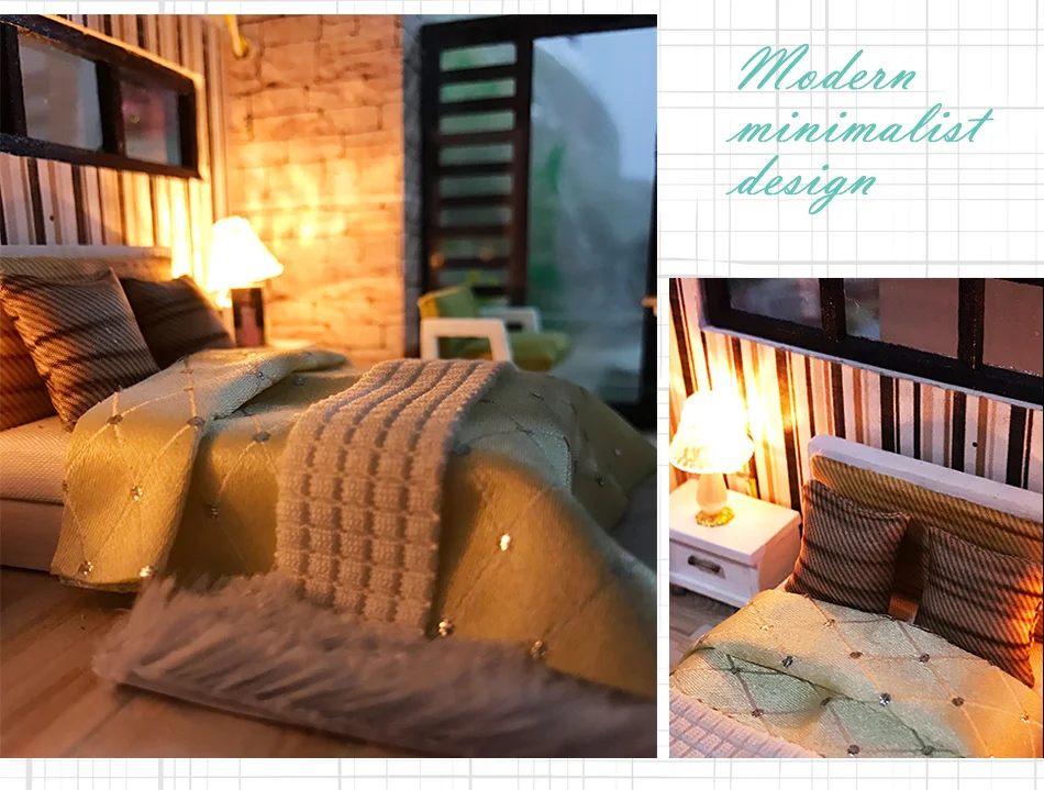 Кукольный дом Diy Миниатюрные деревянные Miniaturas кукольный домик мебель плавательный бассейн Строительство Вилла наборы игрушки для детей рождественские подарки
