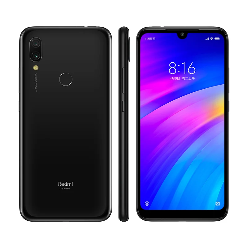 Xiaomi Redmi 7 4 Гб 64 Redmi7 Смартфон Snapdragon 632 Восьмиядерный мобильный телефон 12MP камера 4000