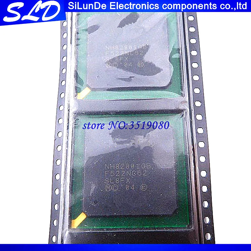 Бесплатная доставка 1 шт./лот NH82801GB SL8FX 82801GB BGA новый и оригинальный|Запасные части|