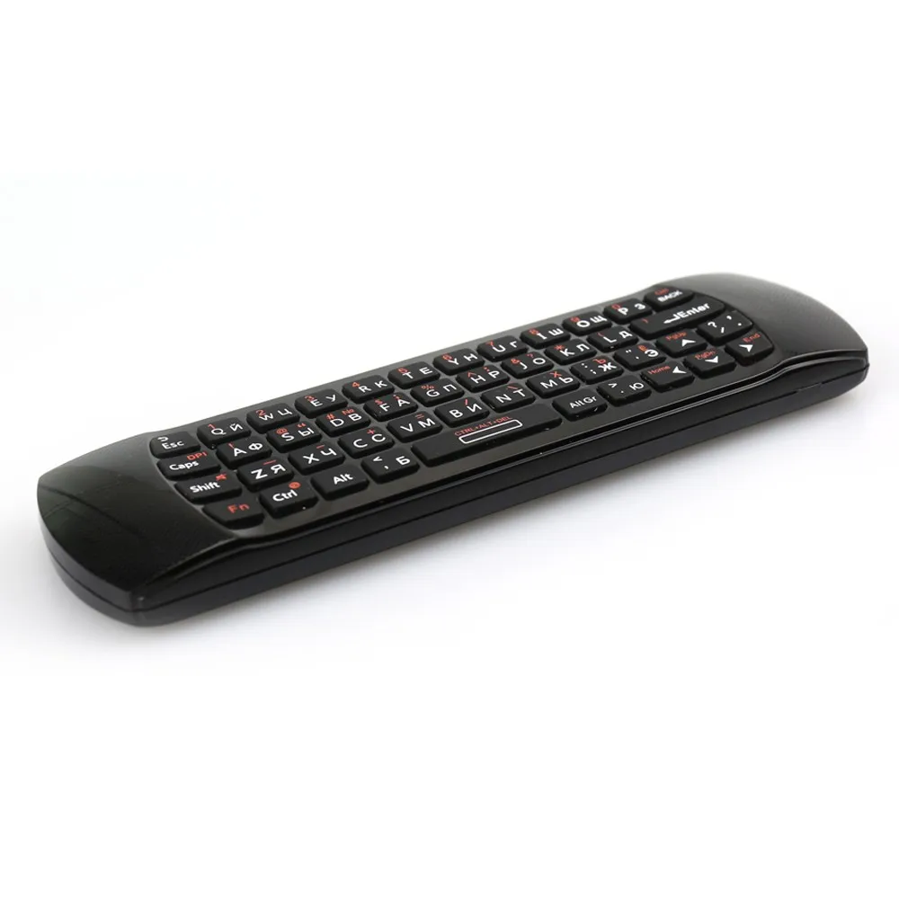 Rii Mini i25 2,4G Беспроводная русская английская Клавиатура Fly Air mouse IR удлинитель обучающий пульт дистанционного управления для Android Smart tv IP tv