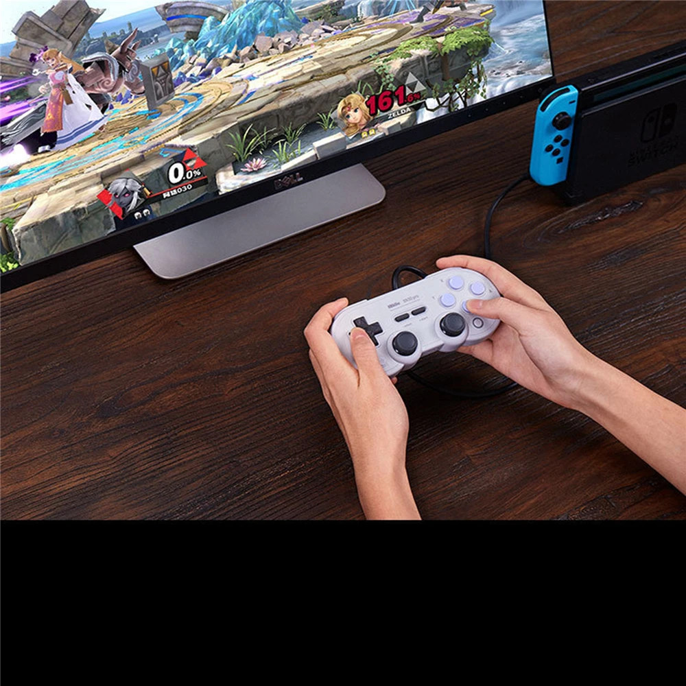 8 Bitdo SN30 Pro usb-геймпад для переключателя NAND Windows MacOS Android контроллер Джойстик Вибрация Bluetooth 4,0 проводной геймпад