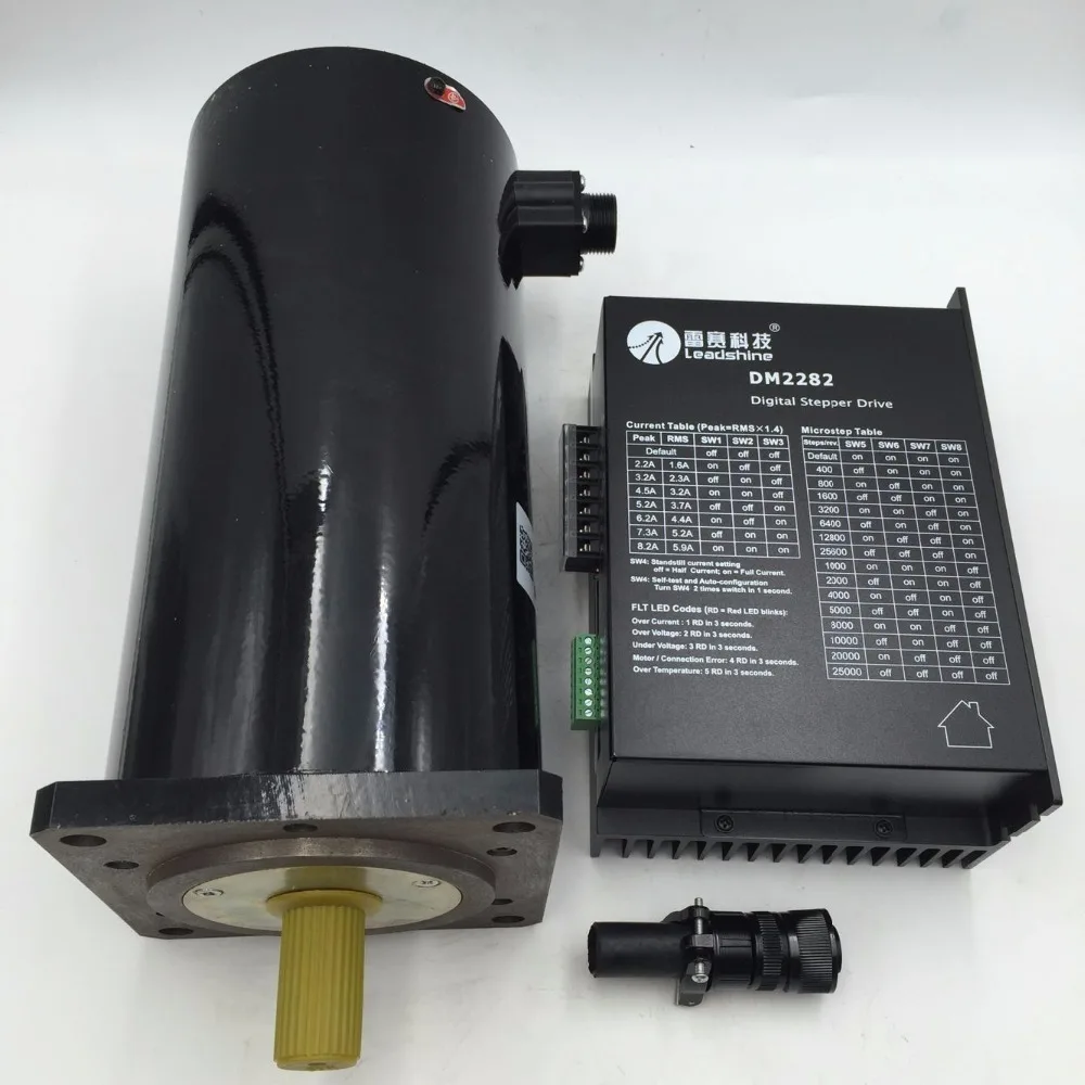 Leadshine NEMA54 45Nm 6428 унций. В 2 фазном шаговом приводном комплекте с ЧПУ 130HS45 + DM2282 130 мм