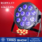 12x12 Вт LED Par Wash светильник RGBWA UV сценический светильник ing Effect плоский LED Par DJ светильник ing оборудование пластик для клубного мероприятия Свадебная вечеринка