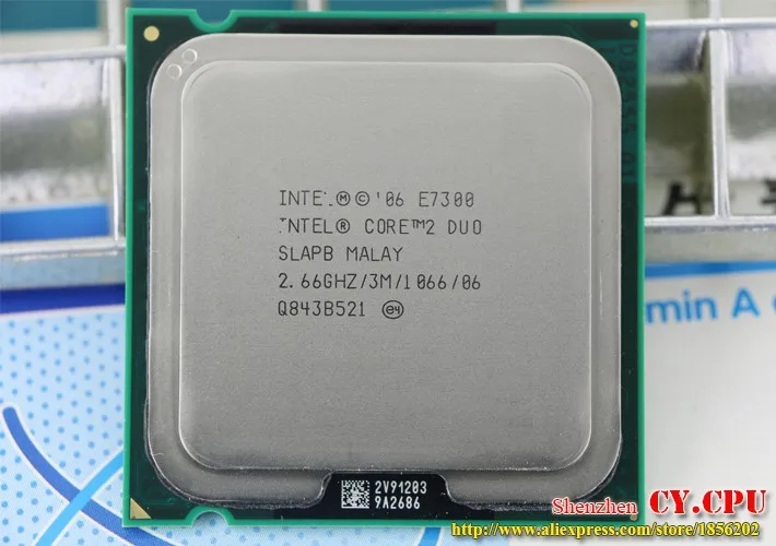 Процессор Intel Core 2 Duo E7300 cpu(2,66 ГГц/3 м/1066 ГГц) Socket 775