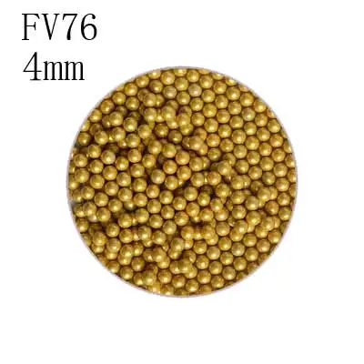 FV76 4mm gold 1 кг съедобный торт разбрызгивает инструменты украшения 2 мм сахар жемчуг посыпать Nonpareils мерцающий торт парсти жаропрочная посуда для фондан инструмент z20 - Цвет: FV76 4mm gold