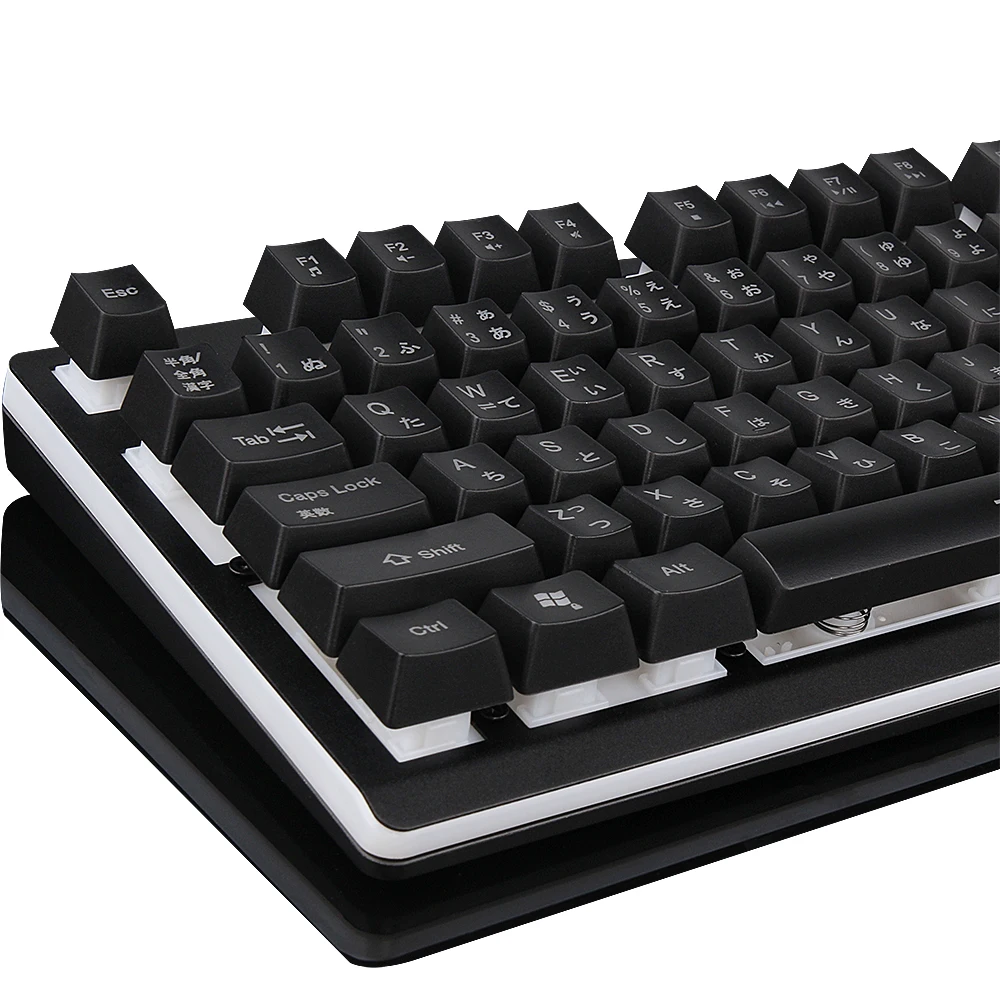 Саго P010 Подсветка Gaming Keyboard Teclado геймер плавающий светодио дный подсветкой USB с