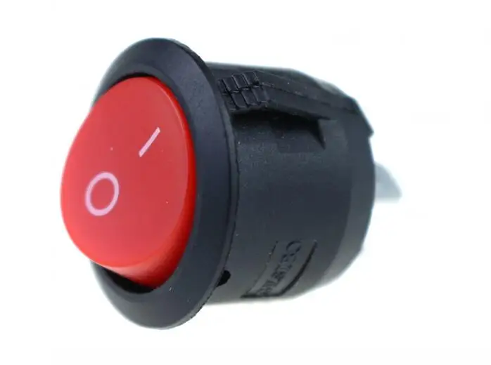 KCD1 105 AC 6A 10A 250V On Off клавишный переключатель черный 2 контактный выключатель