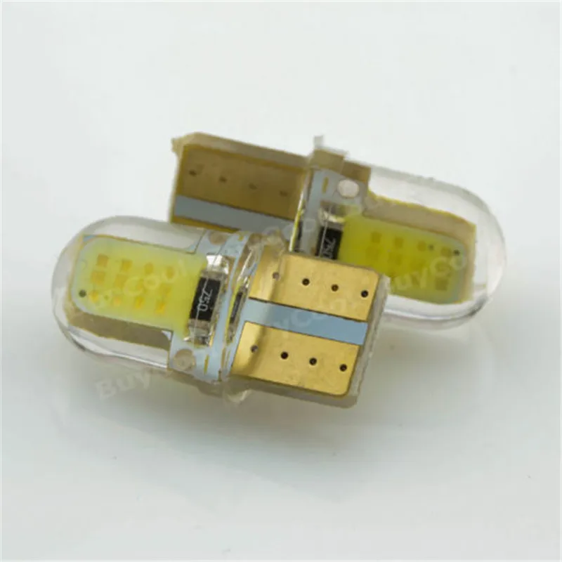 100 шт. Автомобиля cob T10 194 921 W5W 12 В Пластины фонарь Задний Фонарь Led Поворотники