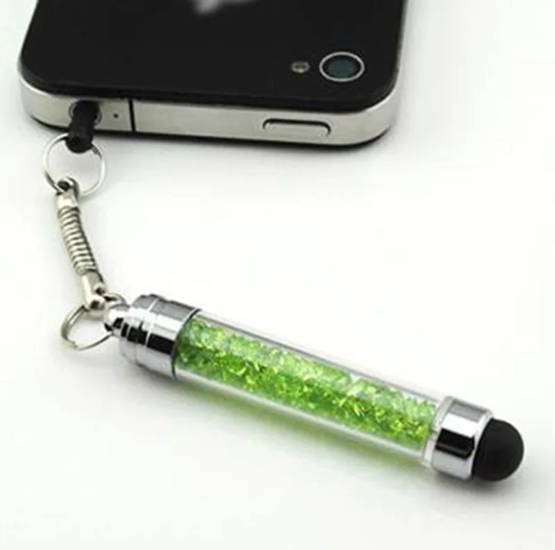 ULIFART 10Pcs/Lot Promotional Students Gift Crystal Mini Stylus Pen with 3.5 mm headphone jack plug | Компьютеры и офис