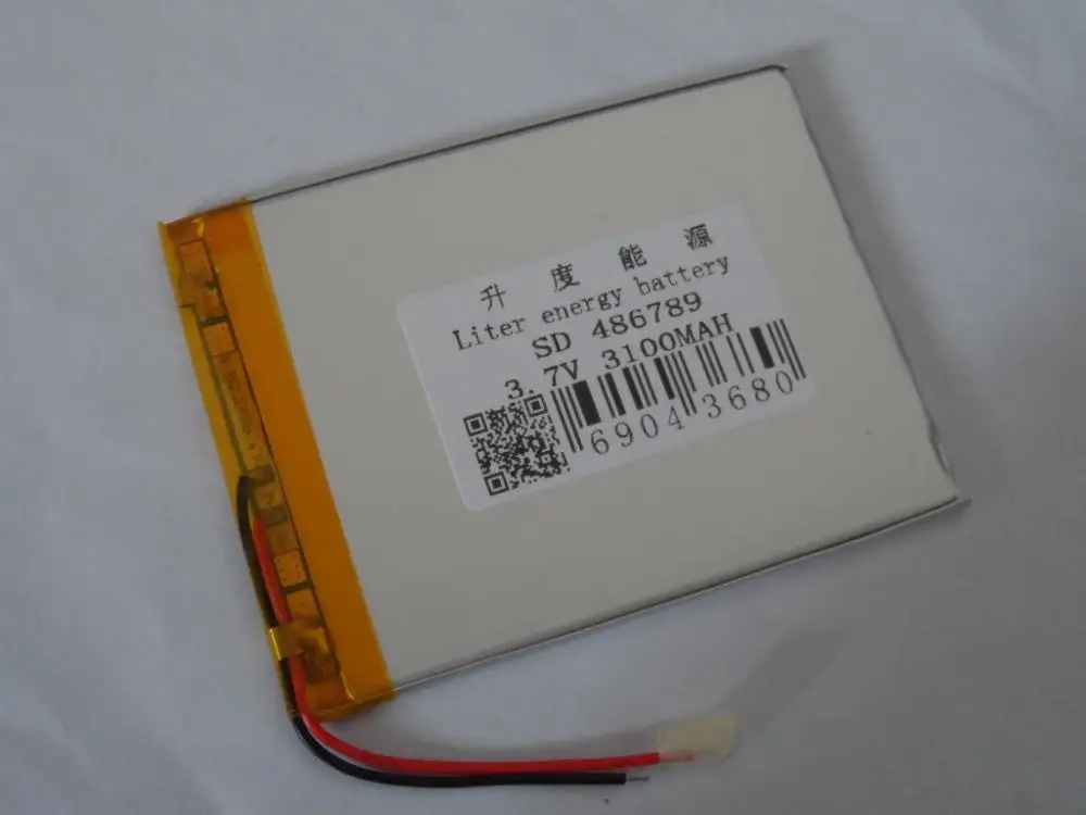 Поставка полимера литиевая батарея 486789 (3100 МАЧ) | Электроника
