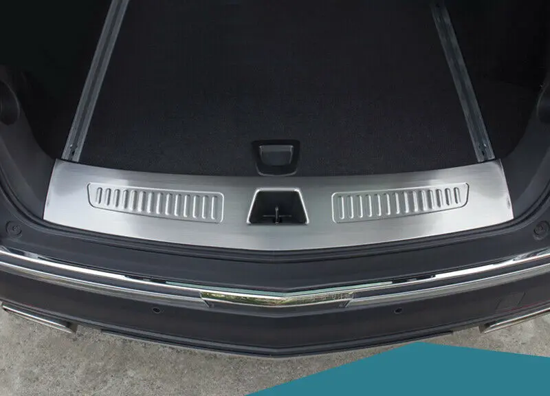 

Stainless Inner Rear Bumper Guard Plate Trim 1pcs For Cadillac XT5 2016 - 2019