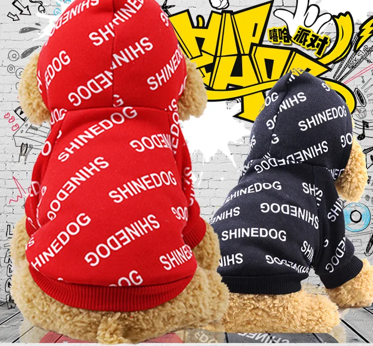 Толстовка с капюшоном для собак и кошек Tide брендовый флисовый свитер на весну