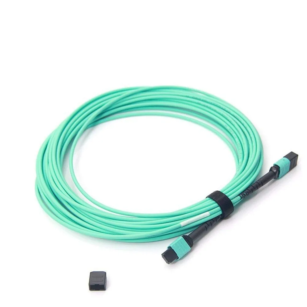10Gtek 5 метровый (16 футов) MPO патч корд OM3 мультимодовое волокно 8 жильное для QSFP +