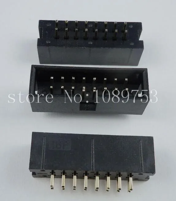 100 шт. IDC Box header DC3 DC3-16P 2x8 16 контактов 16P 2 54 мм шаг | Обустройство дома