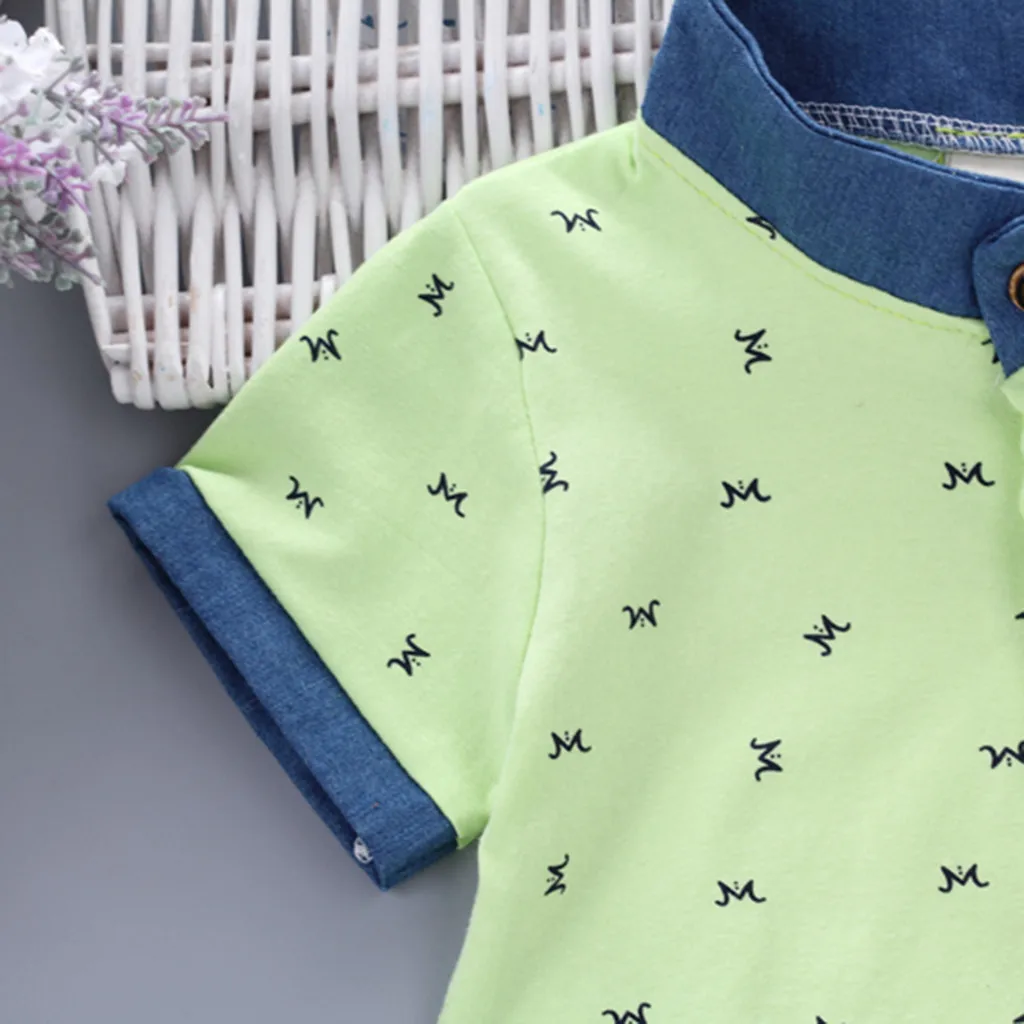 Комплекты одежды для мальчиков из 2 предметов детская одежда vetement enfant fille/летние комплекты с короткими рукавами для маленьких детей, комплекты из футболки и шорт