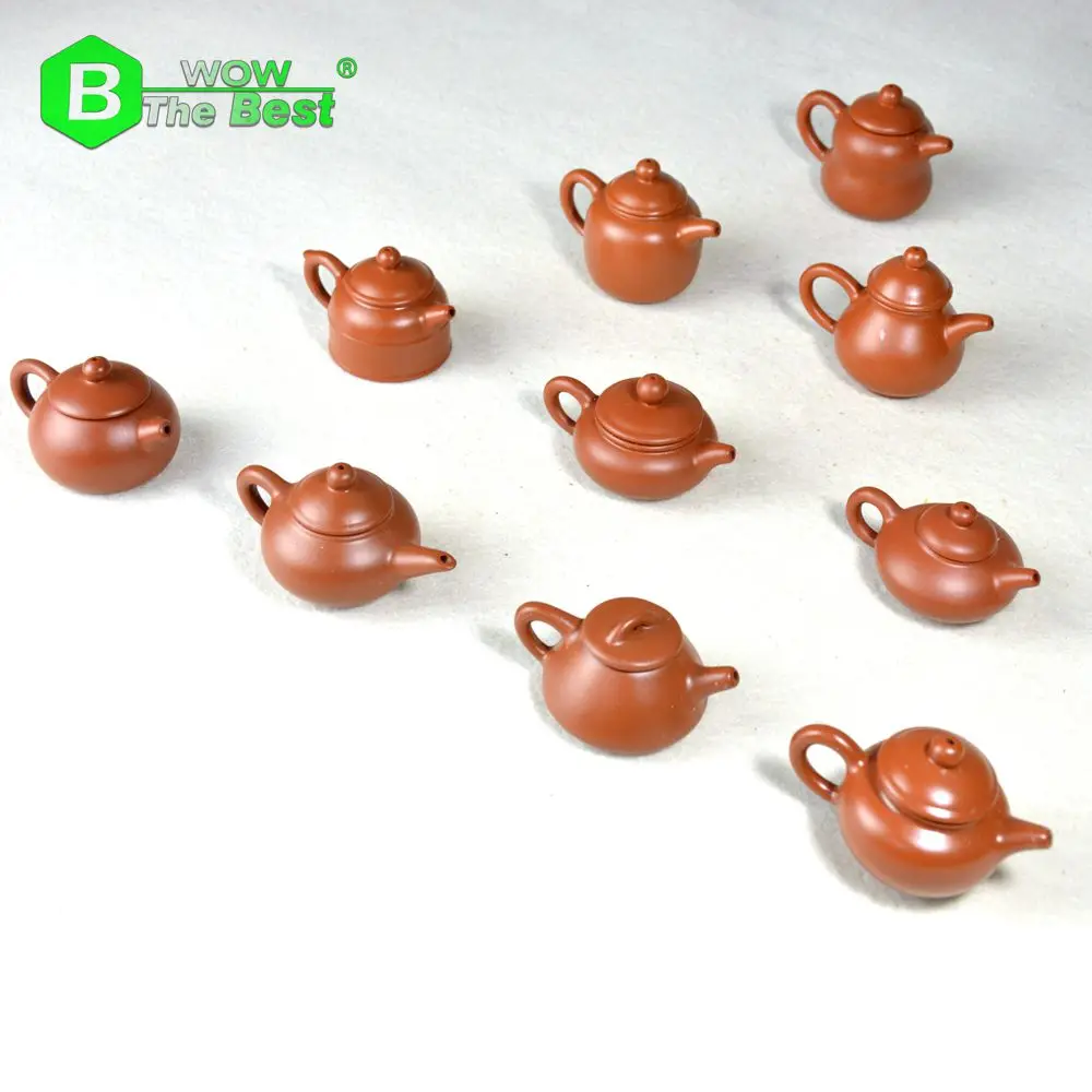 Мини чайник 1 шт. старинный чайный горшок из фиолетовой глины каменный с ложкой