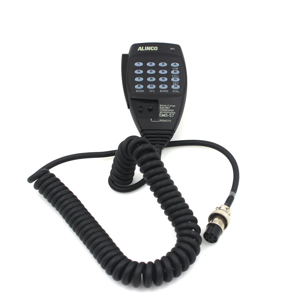EMS-57 8pin DTMF Handheld Speaker Mic Microphone For Alinco  HF/Mobile DX-SR8T DX-SR8E DX-70T DX-77T With Free Shipping