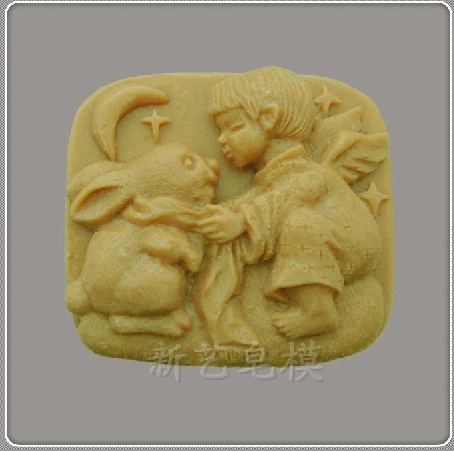 

Rabbit Design Soap Mold Artistic Silicone Mold for Handmade Soap Making