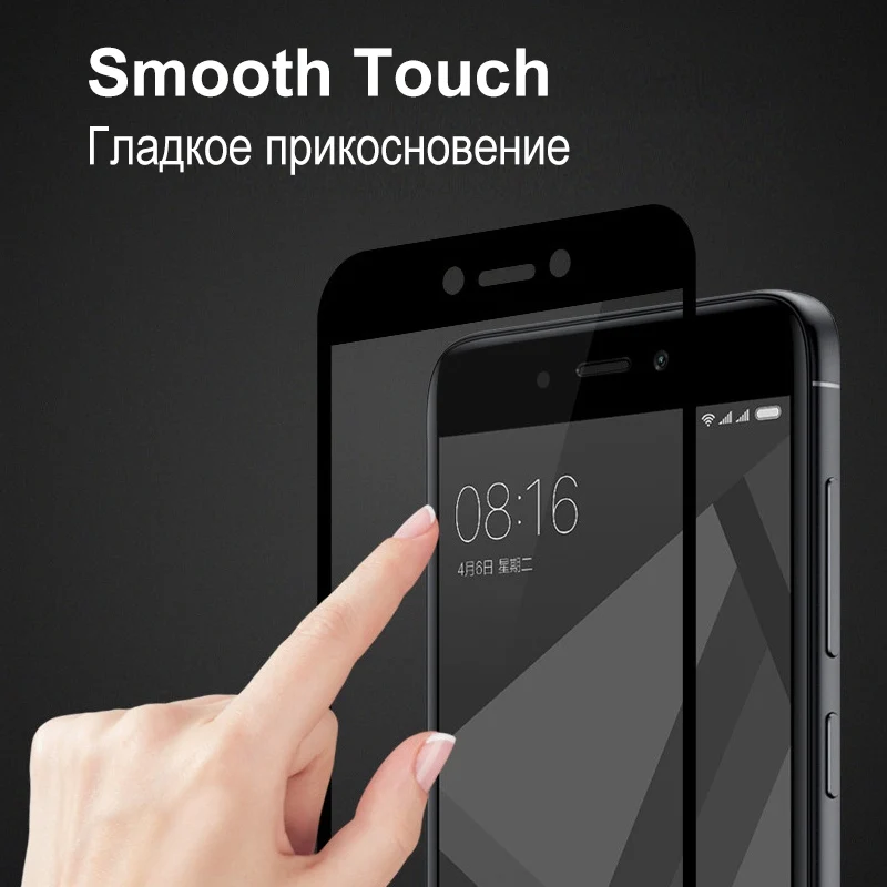 2 шт закаленное Стекло для Xiaomi Redmi 4x 5A 5 плюс полное покрытие защитной Note Pro mi A1|tempered