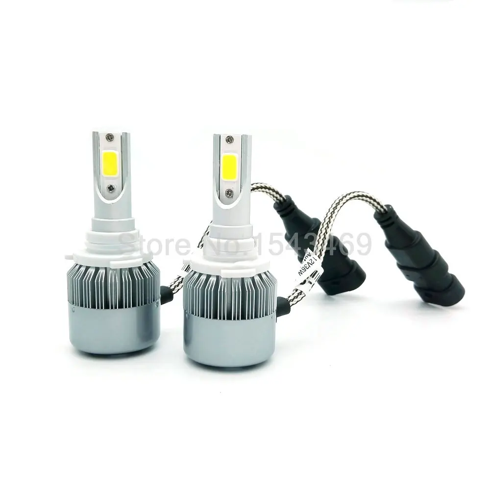 Новый Мини Адаптер 3800lm 9006 HB4 Автомобилей СВЕТОДИОДНЫЕ Фары Plug & Play Kit Auto фары