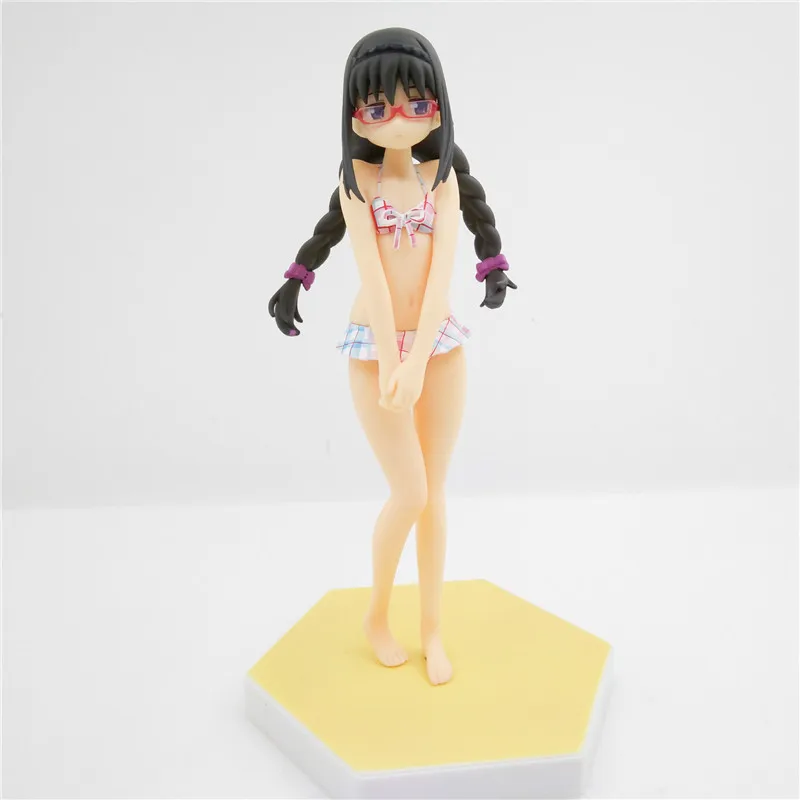 16 см новая горячая Puella Magi Madoka Magica Akemi Homura купальник экшн фигурка игрушки коллекция