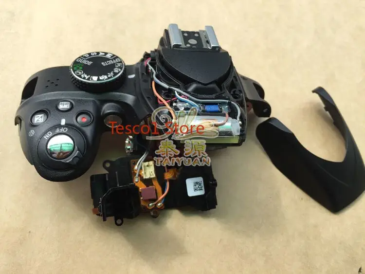 9% новая верхняя крышка со вспышкой и кнопками для открытого блока Nikon D3300 запчасти