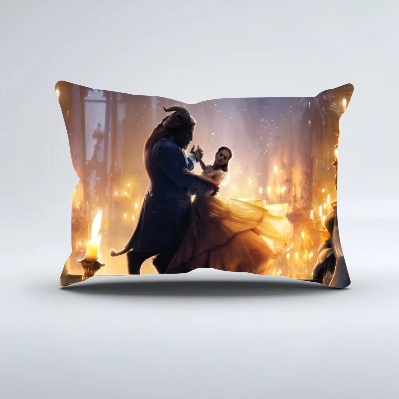 King size 3D печать постельных принадлежностей s красота и чудовище Комплект постельного белья пододеяльник простыни наволочки постельное белье домашний текстиль