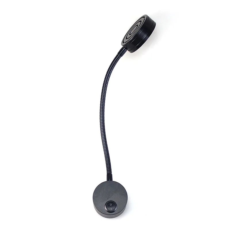 Apextech LED настольная настенная лампа Гибкая металлическая трубка 7 Вт отельный