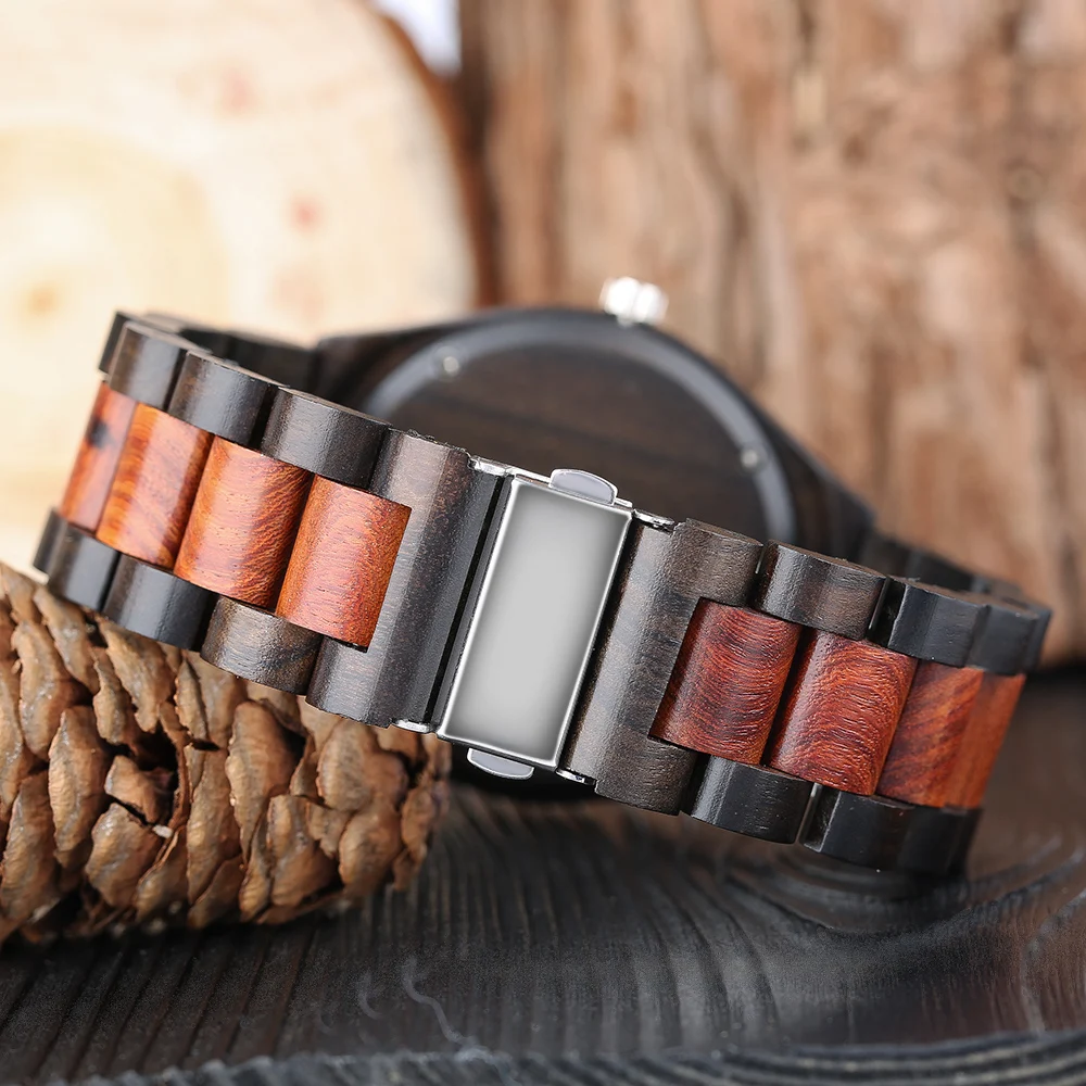 Роскошные часы мужские ручной работы деревянные модные повседневные 100%