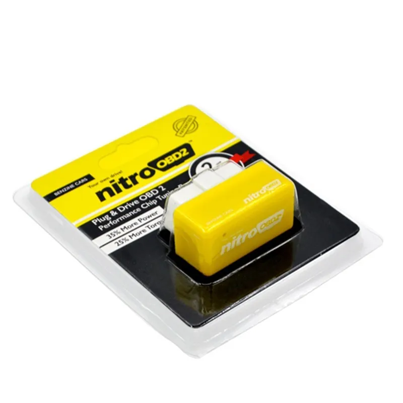 2 шт. NitroOBD2 чип тюнинг коробка Nitro OBD2 подключи и приводи больше крутящего момента мощности для NitroOBD бензина для бензина