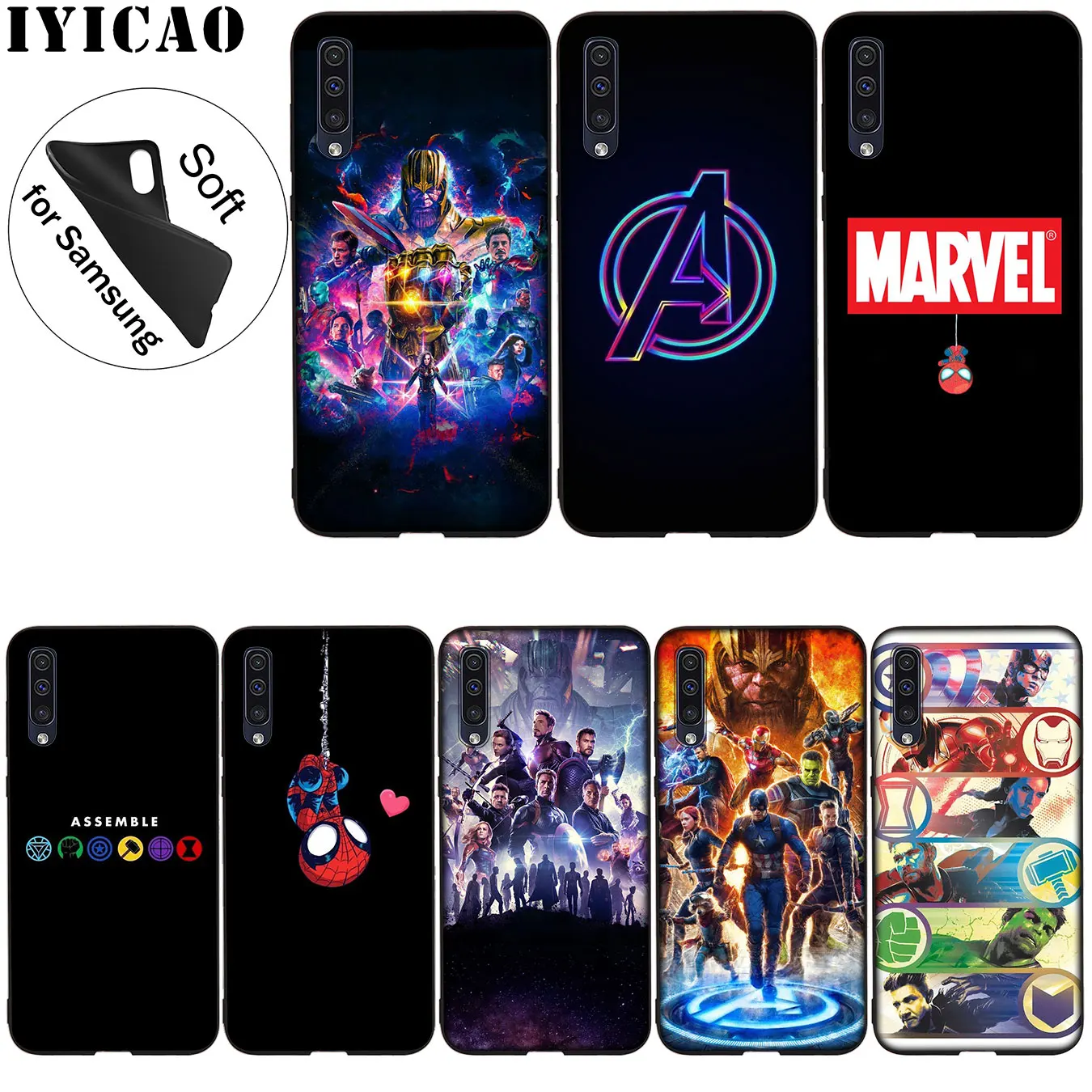 Мягкий чехол для Samsung Galaxy A70 A60 A50 A40 A30 A20 A10 A70S A20E A30S A40S A50S |
