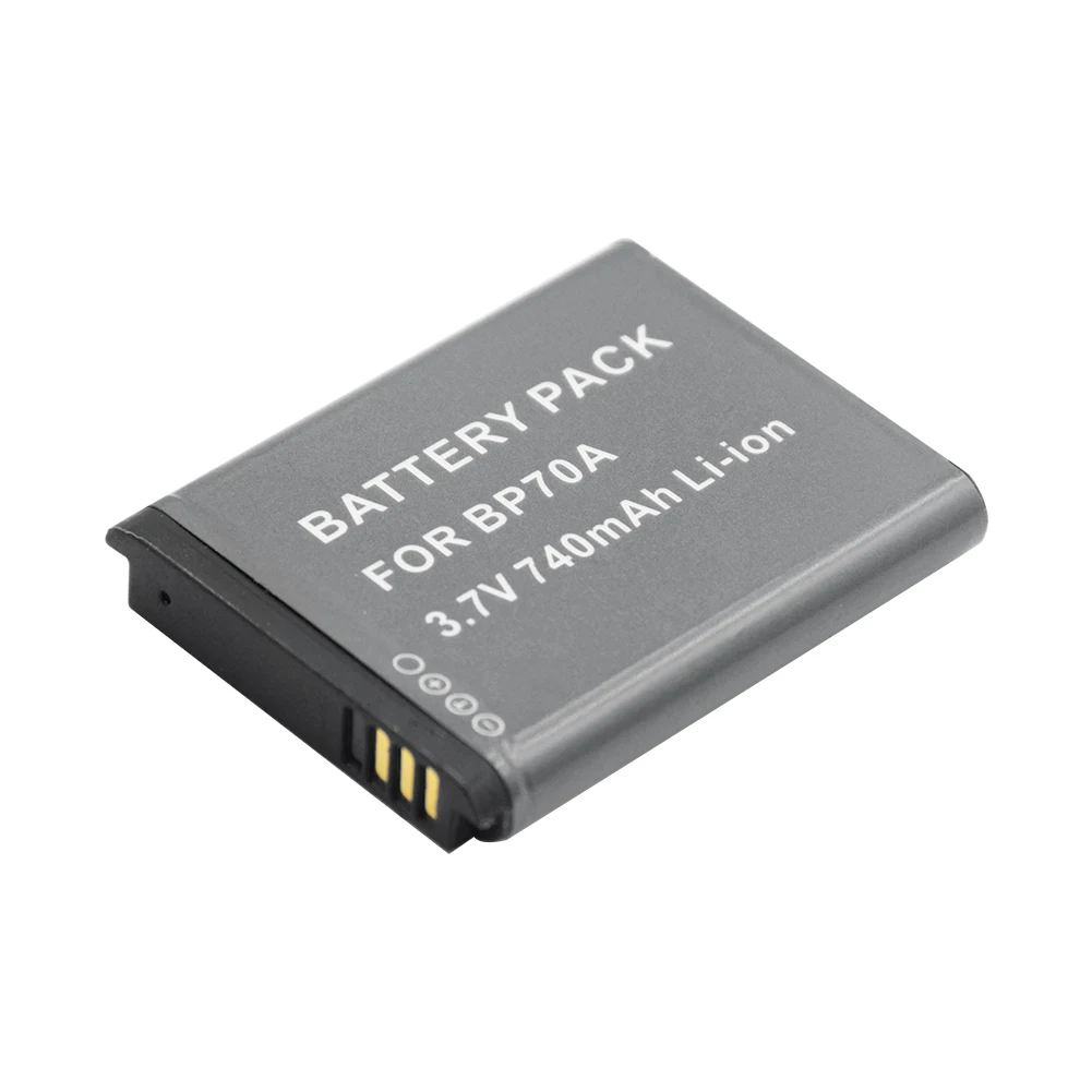 740 мА/ч, BP70EA-BP70A Перезаряжаемые Li-Ion Камера Батарея для SAMSUNG ES65 ES70 ES73 ES75 PL80 ST30 ST60 ST71 ST72 ST73 DV50 DV90