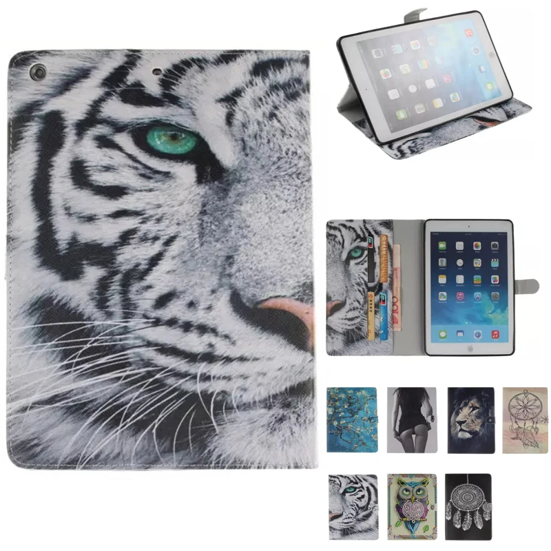 Модный чехол-книжка из искусственной кожи с рисунком для iPad mini2 mini3 7 9 дюйма умная