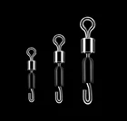 WALK FISH 30 шт.лот рыболовные Вертлюги шариковый Подшипник Вертлюг твердые кольца рыболовный соединитель Вертлюг для качения рыболовный крючок аксессуары