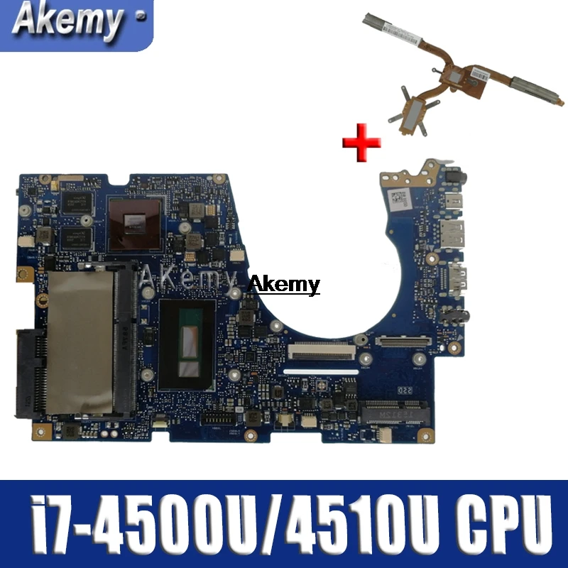 Для For Asus UX303UB UX303U U303U материнская плата для ноутбука тест ok GT840M 4 Гб RAM i7 4500U/4510U CPU sed
